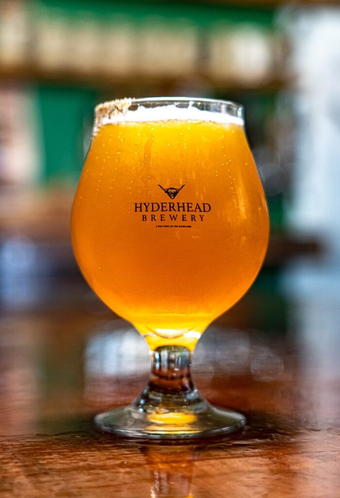 Glass of Hyderhead Beer